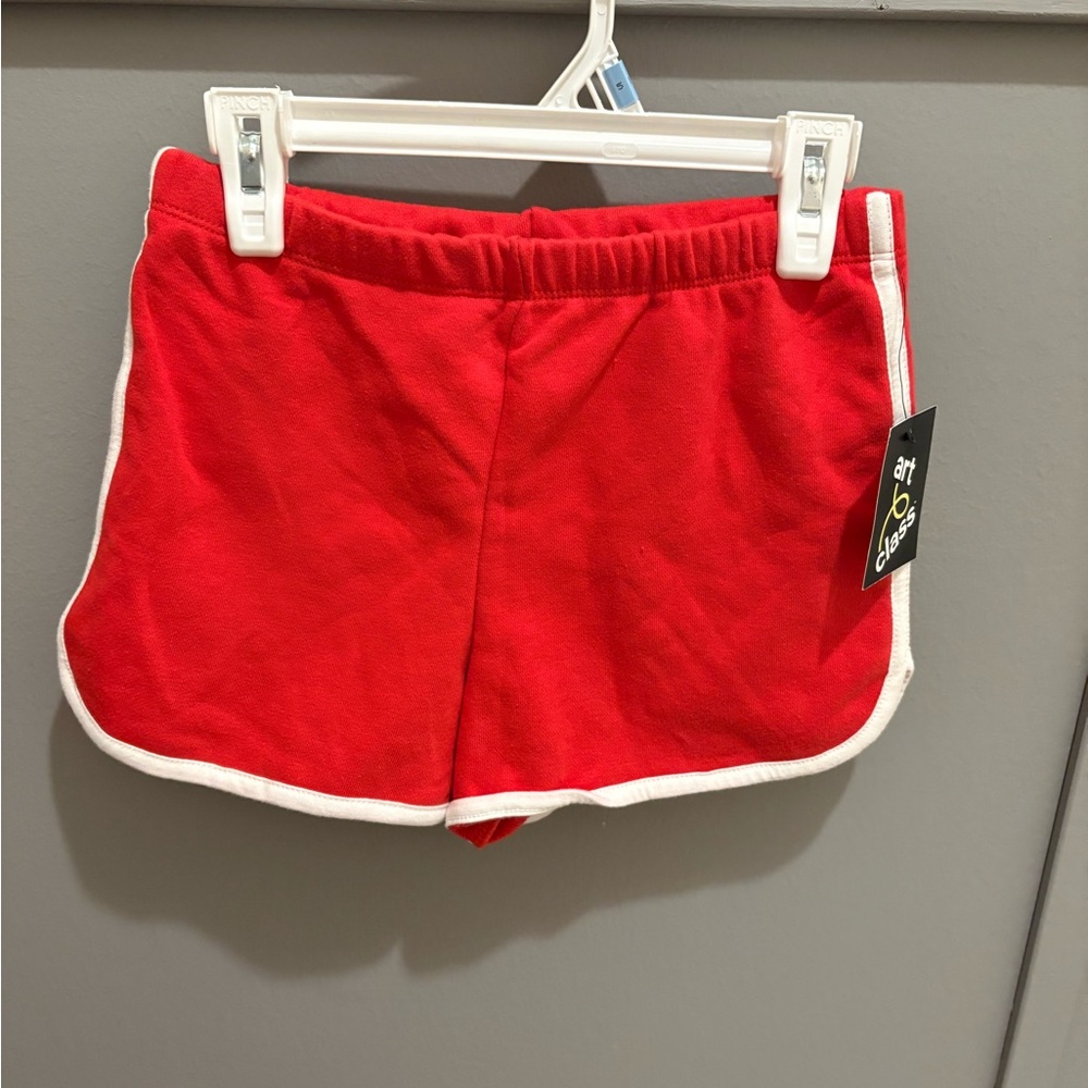 Art Class Red Shorts with White Edging